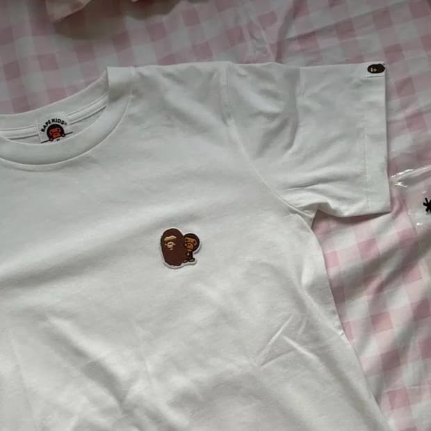 베이프 베이비마일로 반팔티셔츠 140