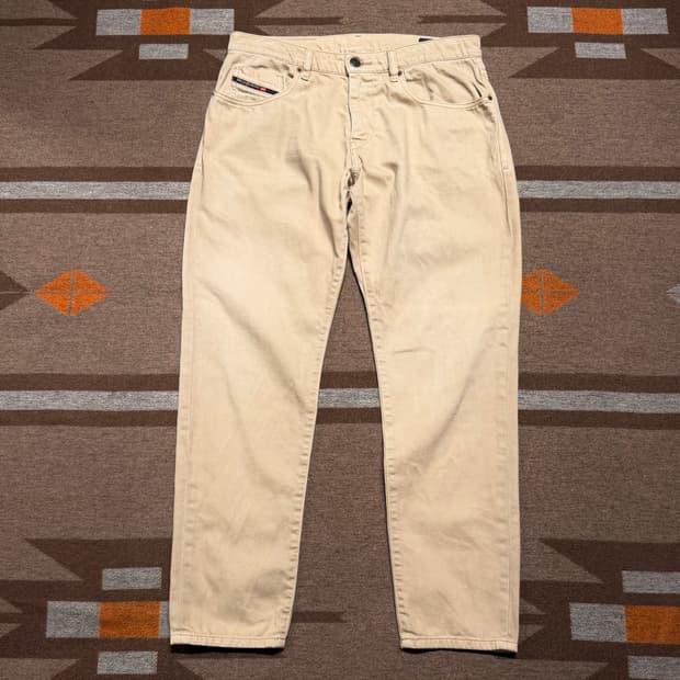 디젤 D-STRUKT 베이지 데님 팬츠 32