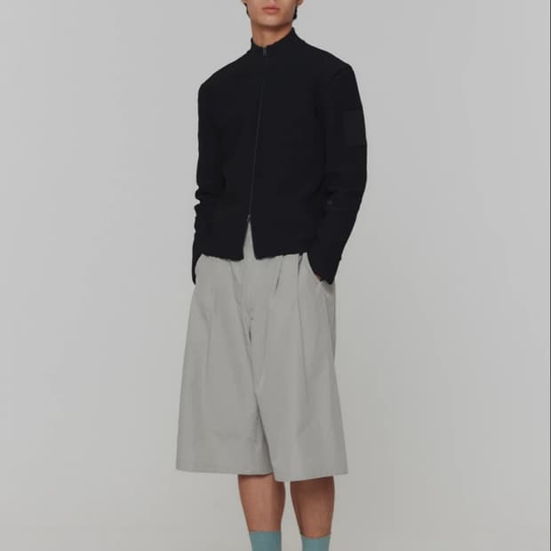 아모멘토 와이드 팬츠 바지 그레이 베이지 M(실측O)