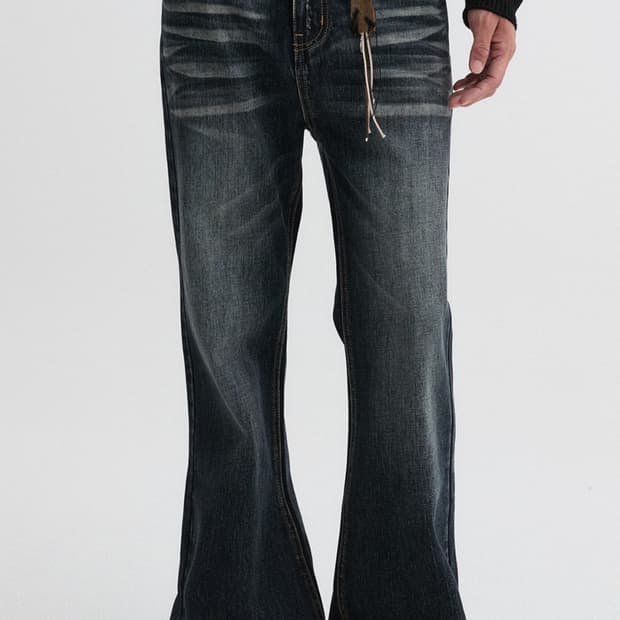 dnsr / 레가시 플레어 데님 다크블루 / M