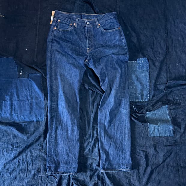 90‘s 리바이스 501 스트레이트 핏 데님 팬츠 36