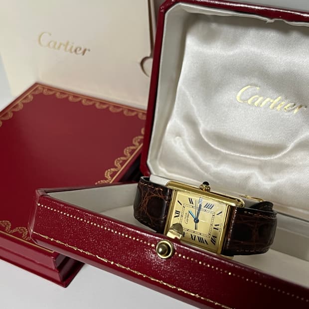 [CARTIER] Must de Tank 탱크 xl 데이트 차