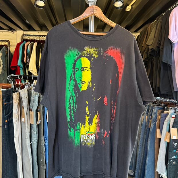 밥말리 Bob Marley 프린팅 티셔츠