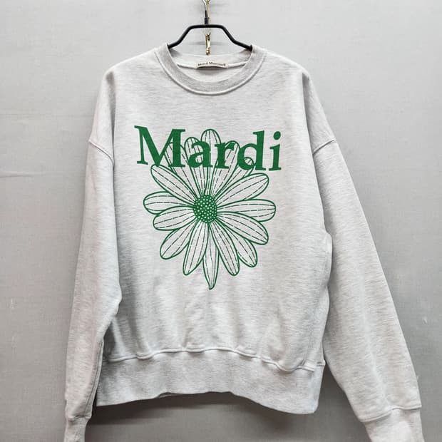 마르디메크르디 빅로고 맨투맨 2XL