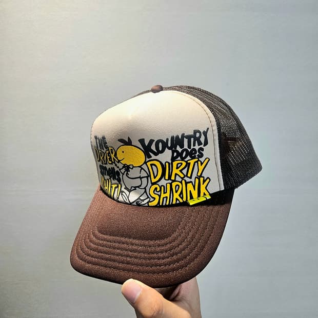 캐피탈 컨트리 더티 쉬링크 캡 브라운