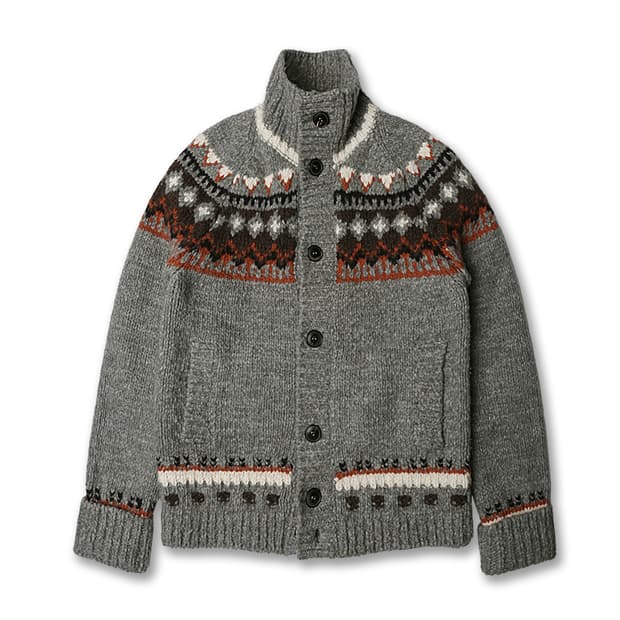 로베르토 콜리나 [Roberto Collina] 노르딕 울 알파카 가디건