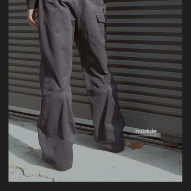 머듈 롬팬츠 네이비