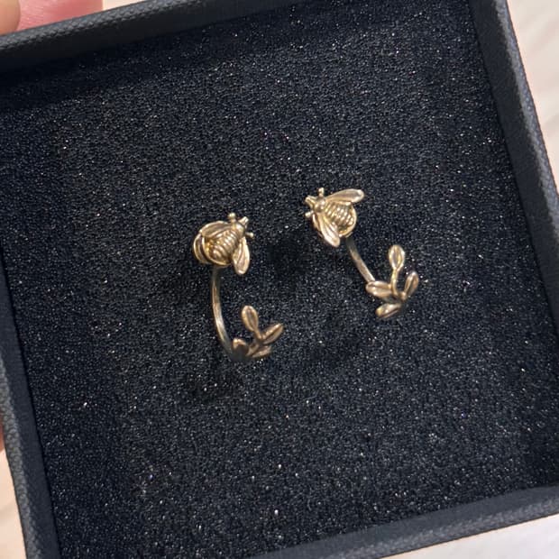 에르게 제이에스티나 도금 실버 925 순은 귀걸이 이어링