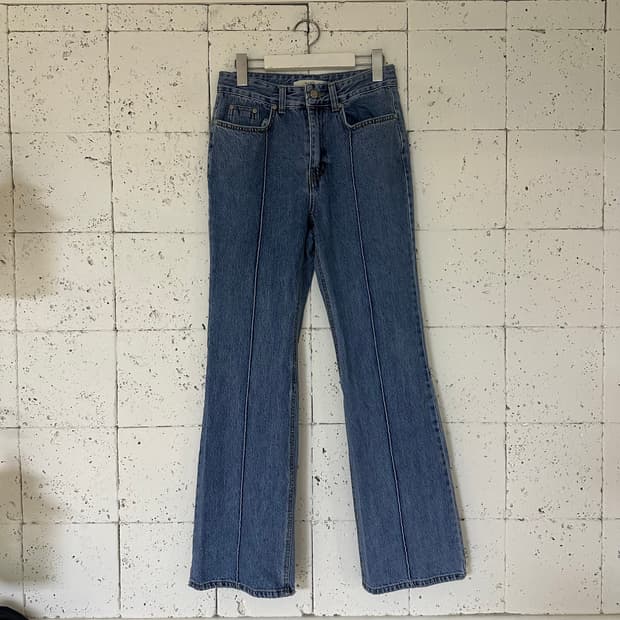 우먼2 레이브 부츠컷 데님