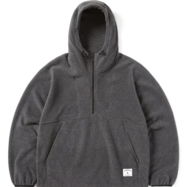 디스이즈네버뎃 플리스 풀오버 다크 그레이