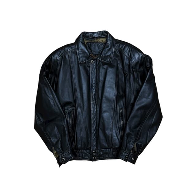 Leather Bomber Jacket