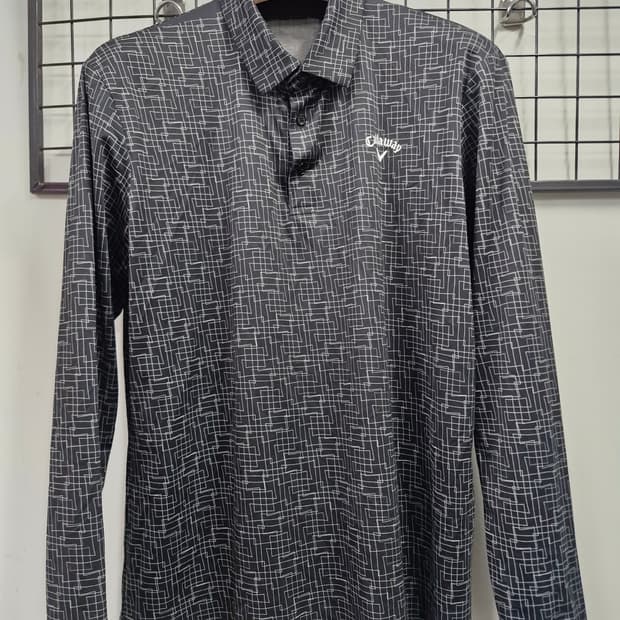 105XL 캘러웨이 패턴 긴팔 카라티.