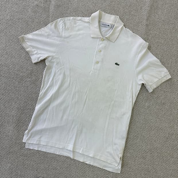US S 라코스테 피케 폴로 셔츠 0327D
