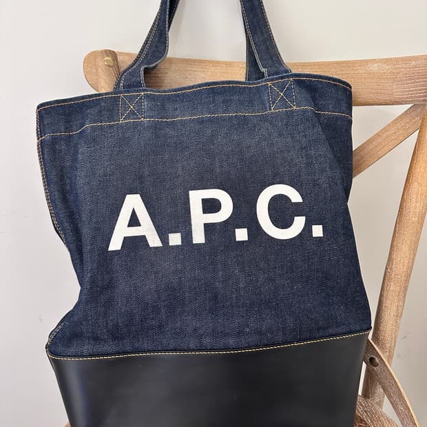 A.P.C 데님 토트백