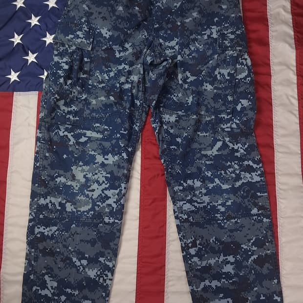오리지날 미해군 US Navy NWU Type 전투복 바지