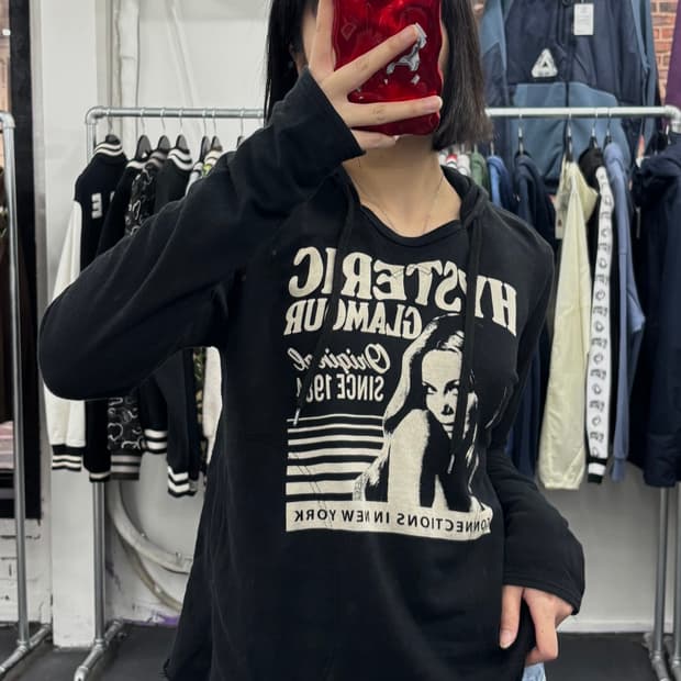 히스테릭 글래머 히스걸 후드티