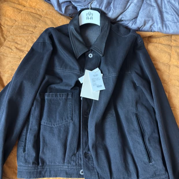 [3] 24fw 폴리테루 레더카라 트러커 