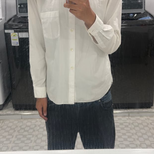 꼼데가르송 옴플 매쉬 스컬 셔츠
