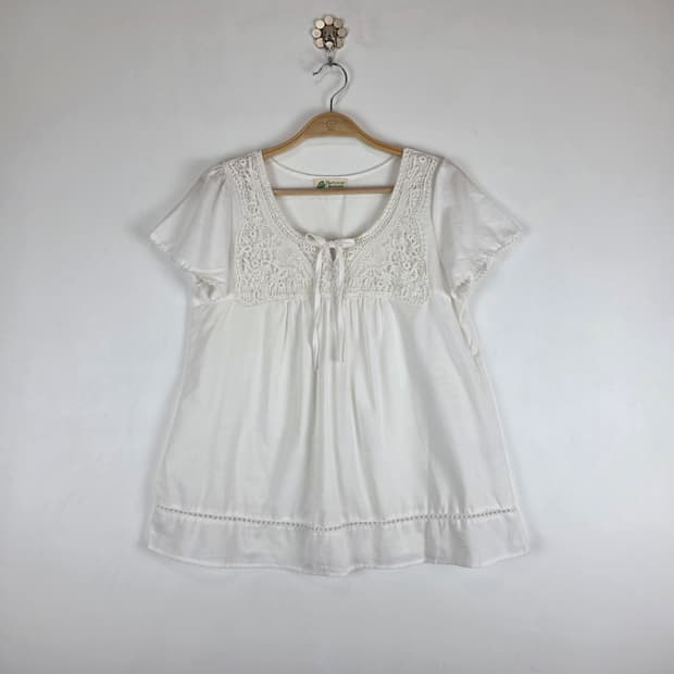 엔젤 레이스 블라우스 