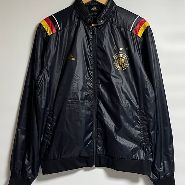 레어 공용 아디다스 독일 바람막이 윈드브레이커 자켓 점퍼 100