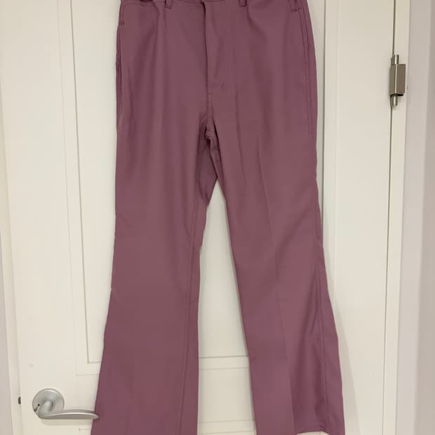 NEEDLES 퍼플 부츠컷 팬츠