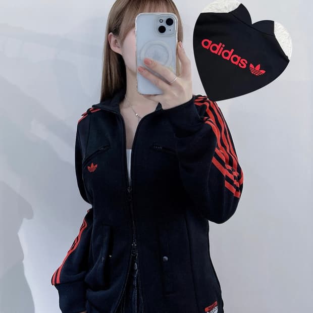 아디다스 트레포일 레이싱 투웨이 트랙탑