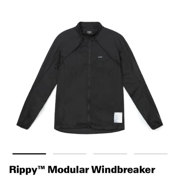 Satisfy Rippy Modular Windbreaker 블랙 판매합