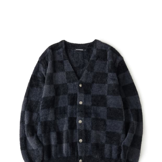 해칭룸 체크 가디건3