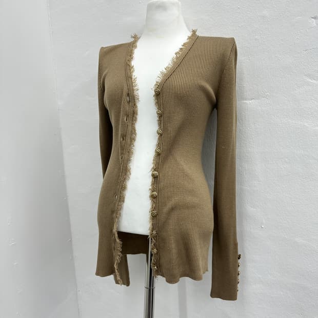 Vintage tassel button cardigan