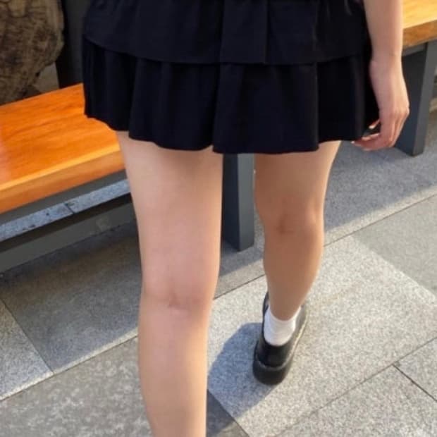 브랜디멜빌 이지미니스커트 블랙