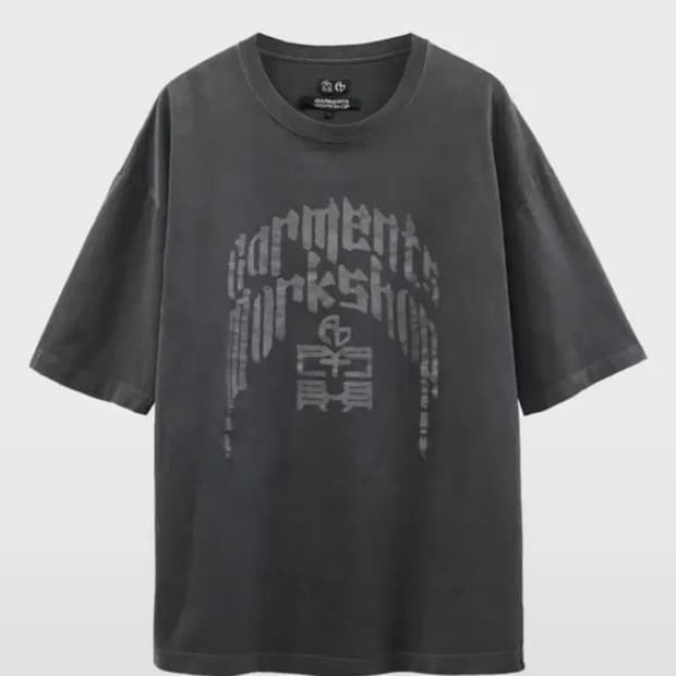 [3] 폴리테루 노매뉴얼 수베니어 티셔츠 차콜