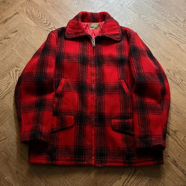 [L]60's J.C PENNEY 매키노 울 헌팅자켓