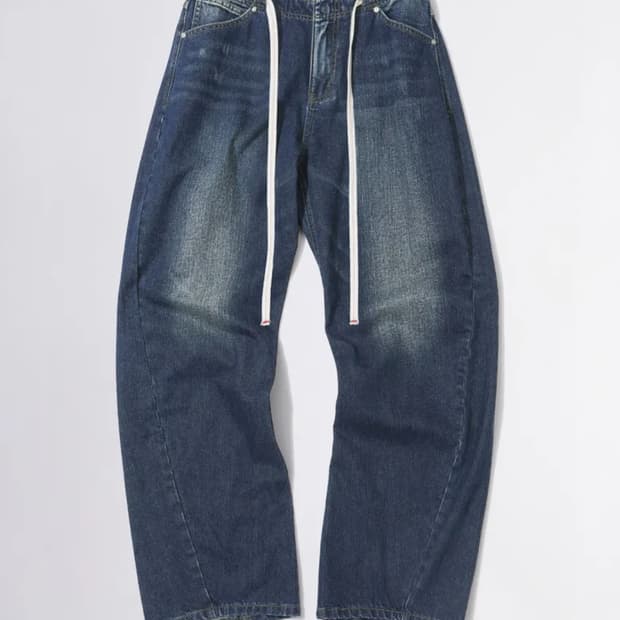 스컬프터 로우라이즈 데님 미드블루 M