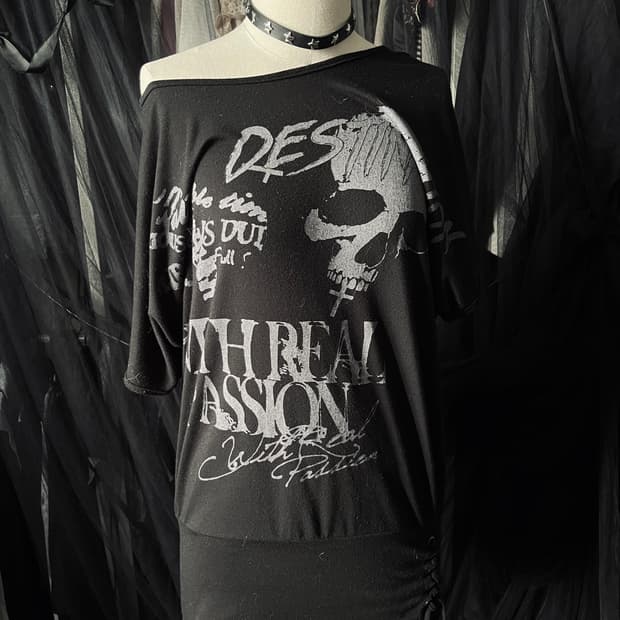 글리츠 st 펑크 반팔 티셔츠