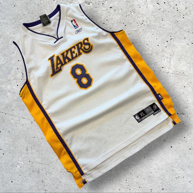 [XL] 리복 레이커스 농구 져지 코비 브라이언트 8번 D545