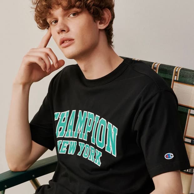 챔피온 로고 티셔츠 XXL