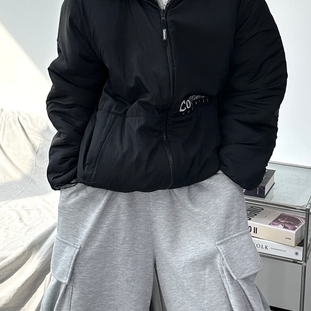 커버낫 리버시블 셰르파 플리스 자켓 XL