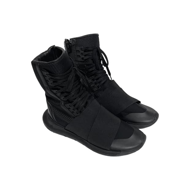 요지 야마모토 콰사 부츠 트리플블랙 AD2017