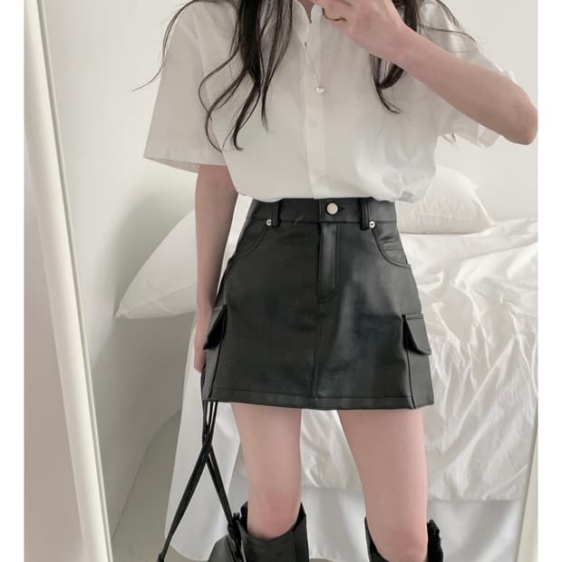 미니포에 디엔 셔츠 아이보리
