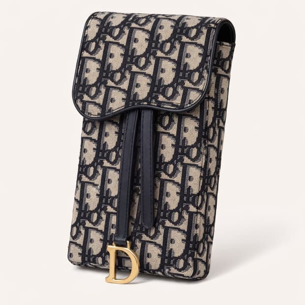 [S급] 디올 오블리크 버티컬 새들 파우치 판매합니다!!!