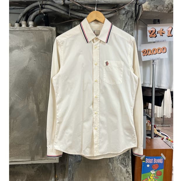 몽클레르 포켓 셔츠 아이보리 48 #csz3940