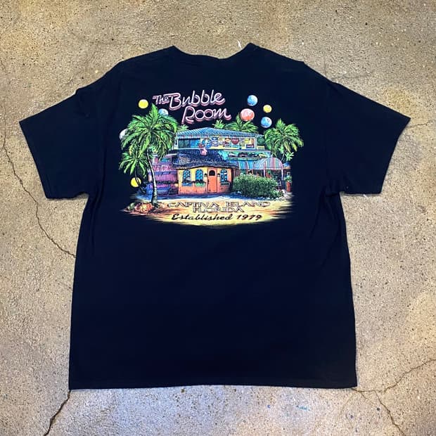 미국 빈티지 길단 버블룸 포인트 티셔츠 반팔티