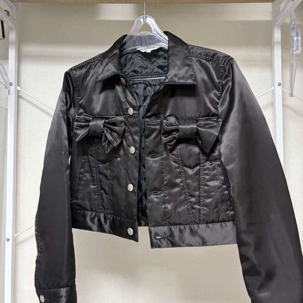 꼼데가르송 걸 comme des garcons girl 보우 자켓 