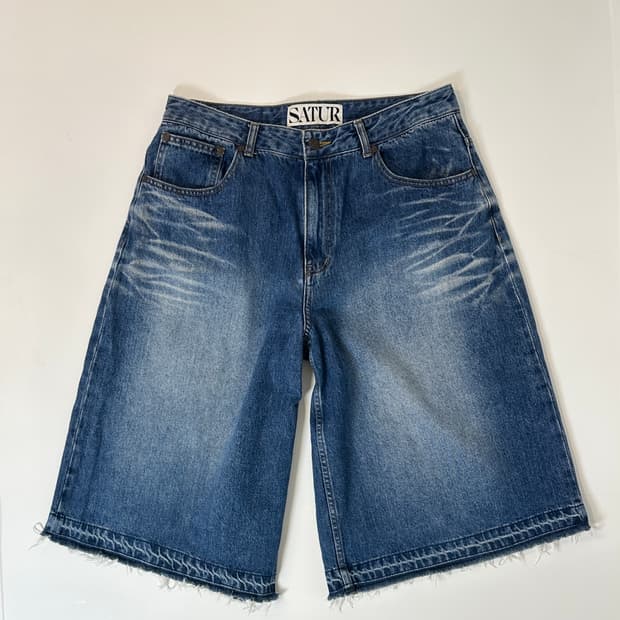 세터 버뮤다 데님팬츠 L