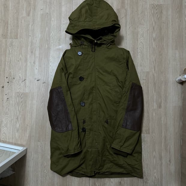 카이아크만 남성 안감내피 가죽패치 N3B 야상 점퍼 L/100 