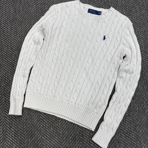 폴로 니트 화이트