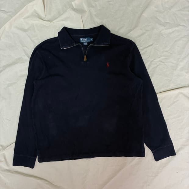 폴로 랄프로렌 네이비 하프집업 XL
