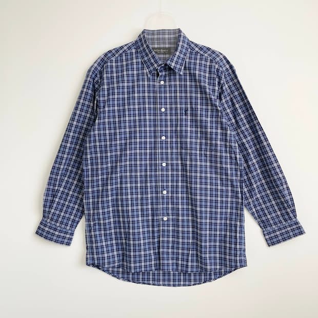 F2 YSL 입생로랑 체크셔츠 100사이즈