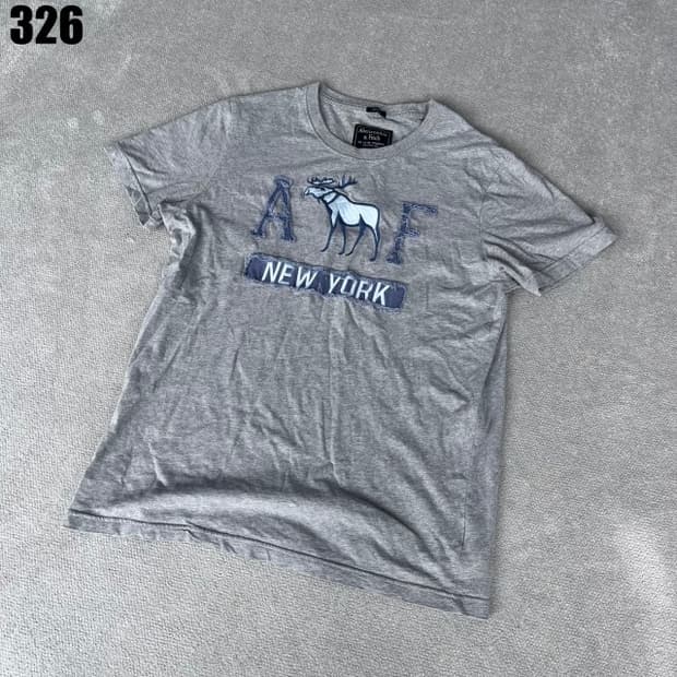 아베크롬비 그레이 반팔 