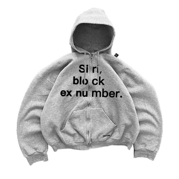 오도어 후드집업